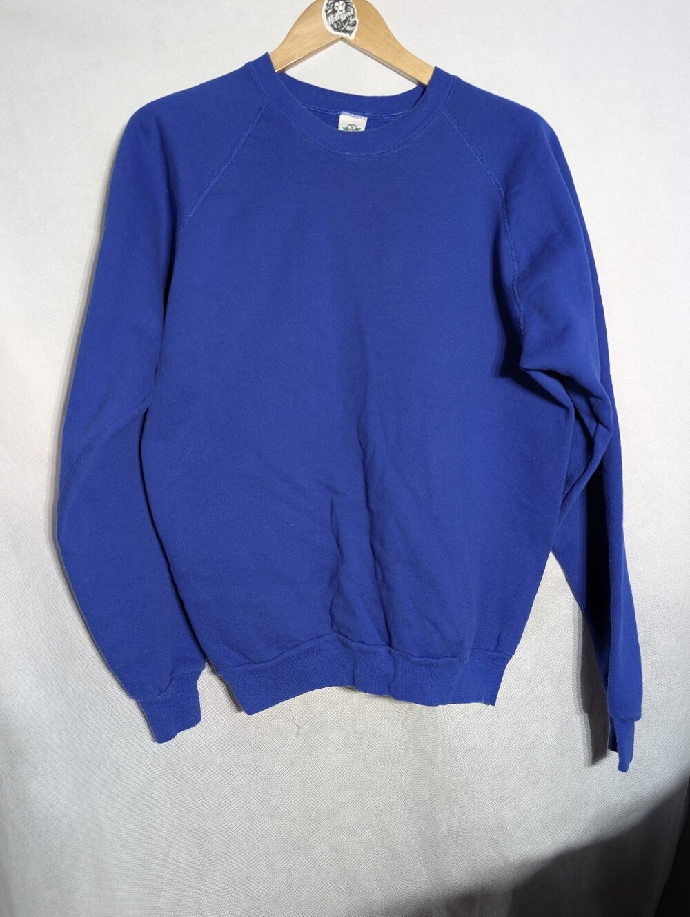 Vintage J.E. Morgan Royal Blue Sweatshirt Crewneck Made in USA XL